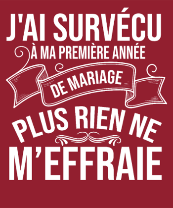 1 An de Mariage - J'ai Survécu ! Humour Couple