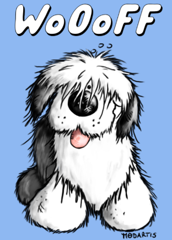 Woooff le Bobtail Rigolo