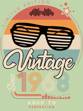 Motif Vintage Depuis 1968 : L'Esprit Révolutionnaire personnalisé sur vêtement