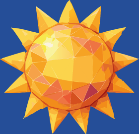 Motif Soleil Radieux personnalisé sur vêtement