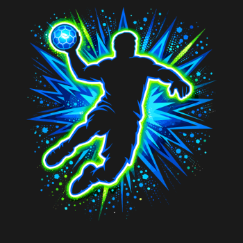 T-shirt Motif Abstrait Géométrique Coloré