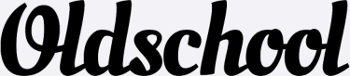 Oldschool Retro Vintage Design Schriftzug
