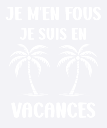 je suis en vacances
