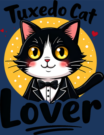 T-shirt Femme Amoureux Chat Smoking - Cadeau Félin