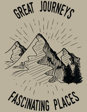 Motif Grandes Aventures Montagneuses personnalisé sur vêtement