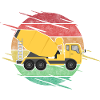 Construction site vehicle truck