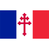 French flag Lorraine