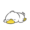 Tired Duck Pajama Love Ducks