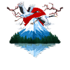 Japanse Mountain Cranes