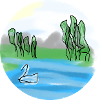 See mit Schwan