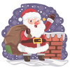 Santa Claus is here.