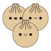 Cute Kawaii Dumplings