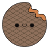 Cute Kawaii Dutch Stroopwafel