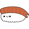 Cute Kawaii Shrimp Sushi