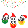 Panda Christmas