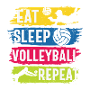 Eat Sleep Volleyball Repeat