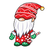 Gnome with candy cane