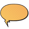 speech bubble round gift idea
