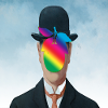 Rainbow Apple-Man