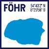 Foehr | Map Minimalist contour