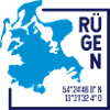 Rügen | Map Minimalist contour