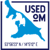 Usedom | Map Minimalist contour