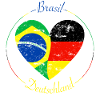 Flag Heart Brasil Germany