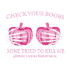 Check Your Boobs Breast Cancer Pumpkin