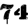 74 number symbol