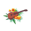 Ukulélé Hawaii Fleurs Cadeaux