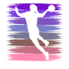 Echte Mädchen spielen Handball