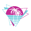Palm Tree Retro 80s