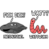 Miesmuschel Wattwurm