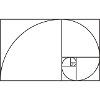 Fibonacci spiral (1c, construction)
