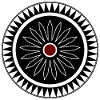 Sun wreath tattoo in Polynesian