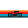 Moto Cafe Racer Retro Design
