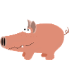 Silvesterschweinchen, Eber, Ferkel, Glücksstück