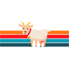 retro goat