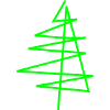 Weihnachten Tannenbaum minimal