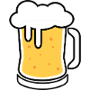 Bier mit Schaumkrone