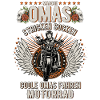 Biker-Oma Morradfahrer - Motorrad