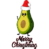 Weihnachts Avocado