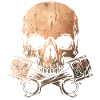 Piston Skull - Screwdriver - Mechanic - Copper