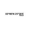 Oulu coordinates