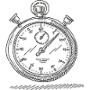 Stopwatch Sports Timing Symbol