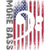 American flag and bass wrench