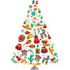 Mexican Christmas tree, tacos
