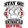 Oi Skinhead Shirt Punk Rock Cheers och Oi