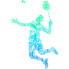 Badminton Badminton Badminton Player