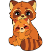 Red Panda Hugging